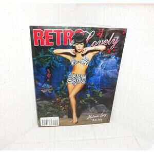 Vintage Retro Lovely Magazine Issue No. 8 modern pinup girls